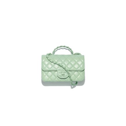 CHANEL Mini Flap Bag With Handle(HIGH-END GRADE)