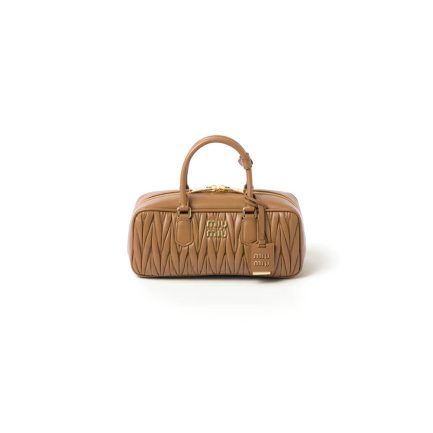 MIUMIU Large Arcadie matelasse nappa Bag(HIGH-END GRADE)