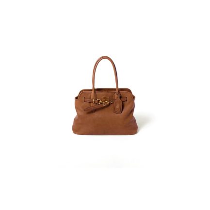 MIUMIU Medium Aventure nappa leather bag(HIGH-END Grade)