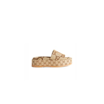 Women's platform slide sandal
