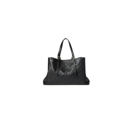 GG Emblem large tote bag
