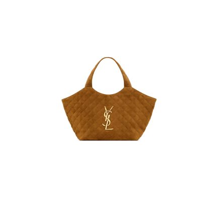 YSL ICARE Medium in quilted suede(HIGH-END GRADE)
