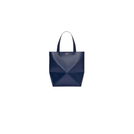 LOEWE XL Puzzle Fold tote in shiny calfskin(HIGH-END GRADE)