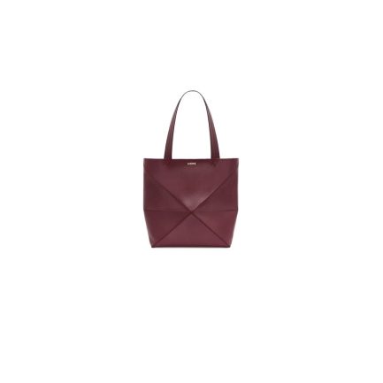 LOEWE XL Puzzle Fold tote in shiny calfskin(HIGH-END GRADE)
