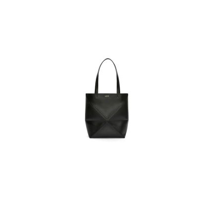 LOEWE Medium Puzzle Fold tote in shiny calfskin(HIGH-END GRADE)